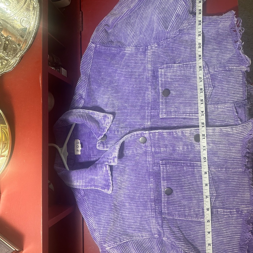 POL Purple Corduroy Jacket - Picture 8 of 8